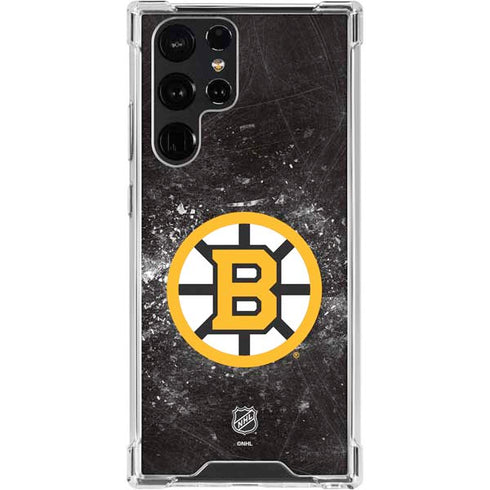 NHL Boston Bruins Iced Galaxy S24 Ultra Clear Case